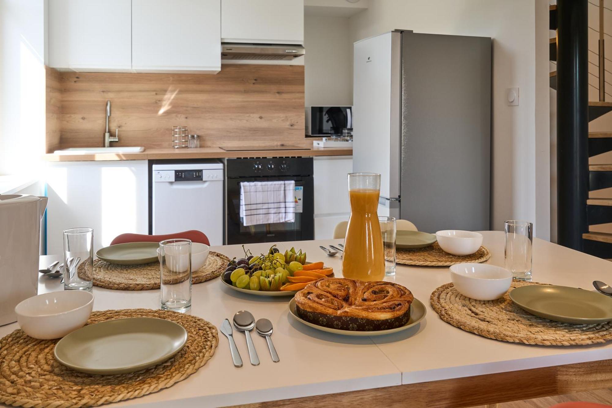 Le Rempart Harmonieux - Triplex Au Pied De La Cite Apartment การ์กาซอน ภายนอก รูปภาพ